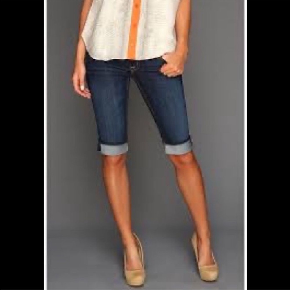 Stylish Hudson Palerme Knee Denim Bermuda Shorts